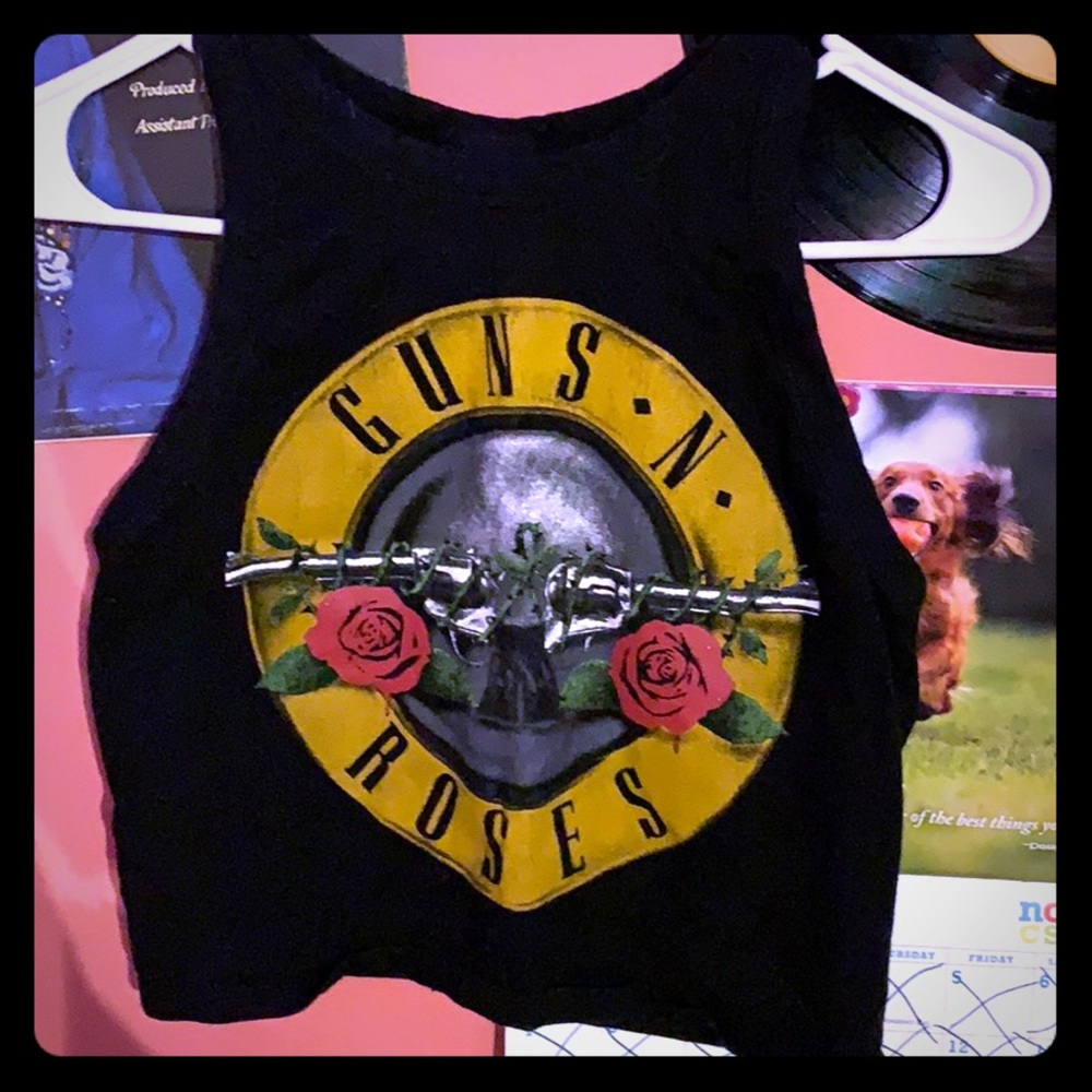 Guns N Roses Crop Top